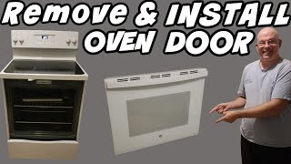 Simple amp Easy Way to Remove amp Install a GE Oven Door [upl. by Melnick277]