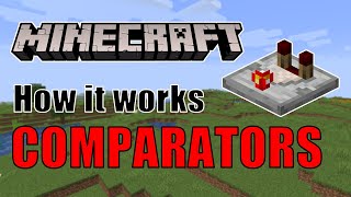 Minecraft 117 Redstone Basics Series  The Comparator  How it Works [upl. by Hochman]