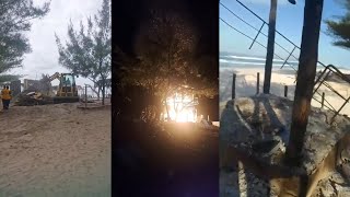 Postos de guardavidas são incendiados em Arraial do Cabo  portalmultiplixcom [upl. by Critta]