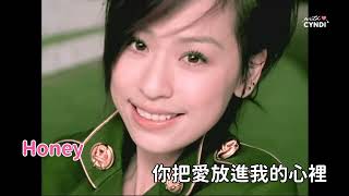 伴奏 王心凌 Cyndi Wang《Honey》Karaoke Ver [upl. by Nerua]