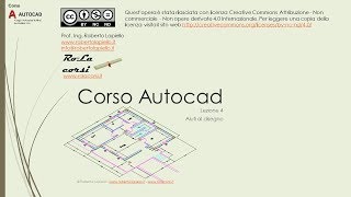 Corso Autocad  Lezione 4  Aiuti al disegno [upl. by Edva]