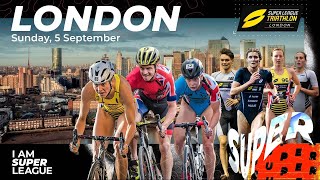 Super League Triathlon London 2021  FULL RACE LIVE  Championship Series [upl. by Ennywg]