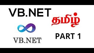 Vbnet tamil tutorial introduction [upl. by Anirpas]