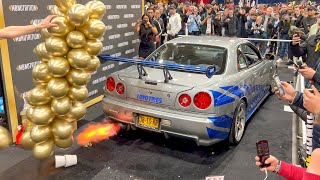 Supercars Revving at Car Show  1250HP Supra Straight Piped 812 Milltek RS6 4Rotor RX7 GTR [upl. by Eirahs]