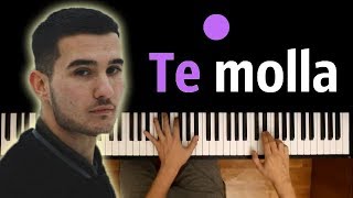 Arnon  Te Molla feat Killua ● караоке  PIANOKARAOKE ●  НОТЫ amp MIDI [upl. by Ermengarde]