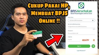 CARA MEMBUAT BPJS ONLINE TERBARU 2022  CUKUP PAKAI HP [upl. by Nera]