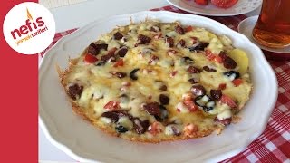 Patates Pizzası Tarifi  Nefis Yemek Tarifleri [upl. by Namlaz]