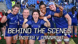 Behind the scenes  Leinster v Connacht  Womens Interpro round 1 [upl. by Tillford]