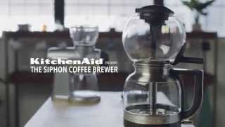 Presenting the Siphon Coffee Brewer  KitchenAid [upl. by Asilrahc208]