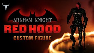 Repainting Arkham Knights Red Hood  Custom Figure [upl. by Ayhay]