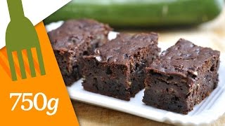 Recette de Gâteau au chocolat et à la courgette  750g [upl. by Ellenyl]