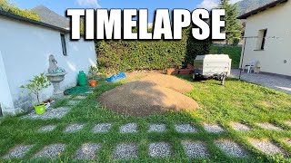 GARDEN RENOVATION TIMELAPSE 100 hours in 10 minutes [upl. by Jr417]