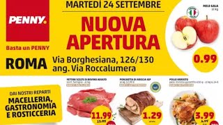 Volantino PENNY NUOVA APERTURA dal 24 settembre 32924 [upl. by Delaine29]