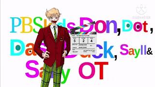 PBSKids DonDotDashDackSayllampSally Object Thingy Logo Bloopers 4 Take 20Haruka The Clapperboard [upl. by Yehudit408]