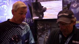 Spider Wire Stealth Blue Camo Braid at ICAST 2015 [upl. by Paddy98]