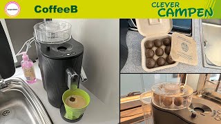 Die Kaffeeballmaschine  Taugt die neuartige CoffeeB auch fürs Camping Clever Campen  Ausprobiert [upl. by Eenot698]