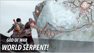 Kratos amp Atreus Meet the World Serpent for the First Time  God of War  What Did He Say [upl. by Armitage]