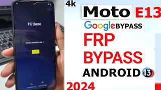 Moto g14 FRP Bypass Android 13Moto g14 Google account lock Unlock [upl. by Okoy]