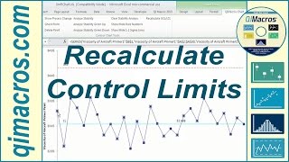 Recalculate Control Limits UCLLCL on a Control Chart [upl. by Winther467]