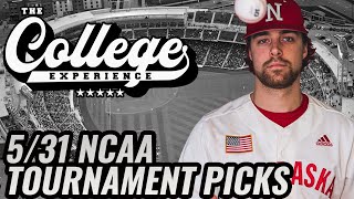 College Baseball Picks For 531  NCAA Baseball Tournament  The College Baseball Experience Ep 120 [upl. by Talmud716]