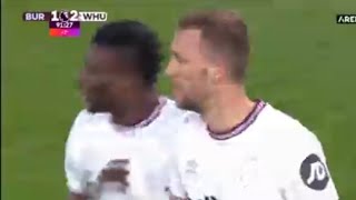 Tomas Souxek Goal Burnley vs West Ham 12  All Goals and Extended Highlights [upl. by Eicnarf]