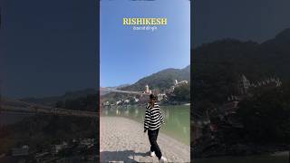 📌RISHIKESH shorts rishikesh gangaghat devbhoomi gangariver solotravel trendy [upl. by Carrington565]