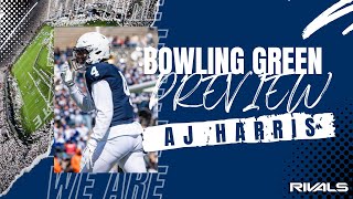 AJ Harris previews BowlingGreen matchup  PennState Nittany Lions Football [upl. by Strickman]