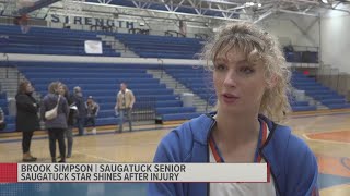 Saugatuck star Brook Simpson impressing after transfer ACL surgery [upl. by Cher477]