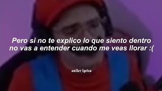 ElMariana cantando que lloro  sin bandera LetraLyrics [upl. by Wake]