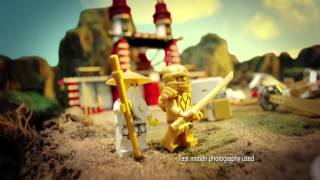 LEGO Ninjago TVC Temple of light vs Garmatron [upl. by Gagnon771]