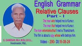 Relative Clauses  in English  Live  293 [upl. by Byron]