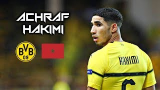 Achraf Hakimi 2019  Amazing Defensive Skills Runs amp Goals  Borussia Dortmund \ اشرف حكيمي [upl. by Nessa]