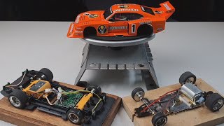 Carrera 124 Ford Capri Slotcar Tuningchallenge  Frankenslot vs Plafit [upl. by Ardnaxila580]