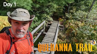 Solo on the Quehanna Trail  Day 1 [upl. by Shuman]