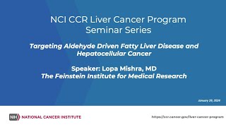 Targeting Aldehyde Driven Fatty Liver Disease and Hepatocellular Cancer [upl. by Rolfston201]