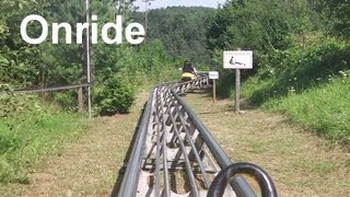 Frankenbob  Pottenstein Onride Alpine Coaster [upl. by Hartfield]