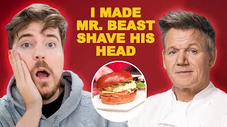 The Gordon Ramsay Sandwich That Made MrBeast Shave His Head  Scrambled [upl. by Siri]