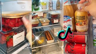 Mini Fridge🥤❄️ Restock and Refill Organizing 🍬🍫TikTok Compilation🧊 [upl. by Amlus682]