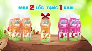 Quảng cáo Vinamilk SuSu  SuSu chai 150ml mới  Chai lớn hơn uống đã hơn [upl. by Rebma]