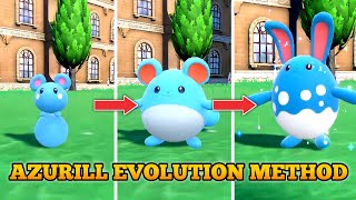 How To Evolve Azurill Into Marill And Azumarill In Pokemom Scarlet and Violet [upl. by Sandeep]