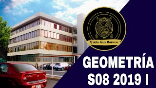 GEOMETRÍA SEMANA 8 PRE SAN MARCOS 2019 I 📚🖥️ [upl. by Cathee]