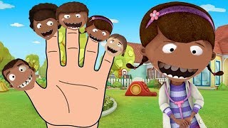 Oddbods Doc McStuffins Finger Family Song Nursery Rhymes Lyrics [upl. by Chlori830]