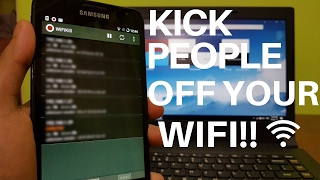 How to KICK People OFF YOUR WIFI Using ANDROID 2017  Wifikill amp NETCUT [upl. by Marve157]