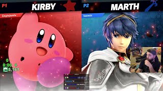 MkLeo Joker Marth vs Guilheww Kirby  Hungrybox Watch Party  04 Oct 23 [upl. by Bauer]