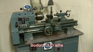 Boxford CUD Mk II lathe [upl. by Eirtemed979]