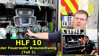 Profi HLF 10  Feuerwehr Braunschweig OF Innenstadt Teil 2 von 2 [upl. by Eidualc]