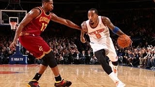 JR Smith With the Crossover and the SICK Dunk [upl. by Einalam]