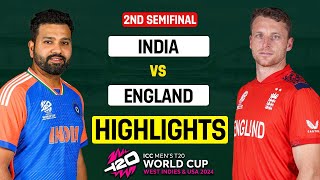 India vs England ICC T20 World Cup 2024 Match Highlights  IND Vs ENG Highlights [upl. by Ecaroh]