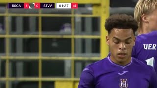 RSC Anderlecht vs St Truiden 10 Mario Stroeykens score late goal to earn win Match recap [upl. by Sone147]