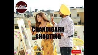 Making of Qismat movie  Qismat movie shooting chandigarh  Qismat sargun mehta live scene [upl. by Limoli662]